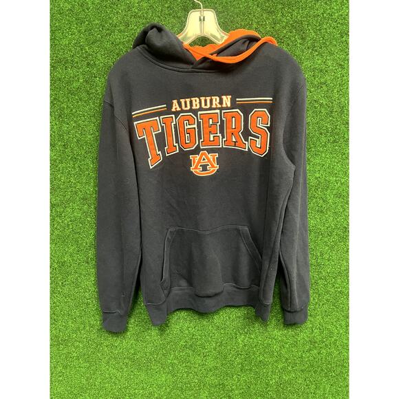 Lady's Y2K University Auburn Blue/Orange Pullover Sweatshirt Hoodie Sz Small - Picture 1 of 4